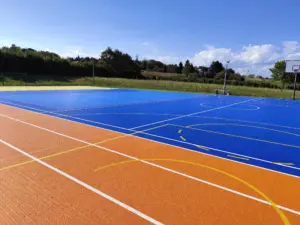 Draganić - multifunkcionalno školsko igralište za rukomet, mali nogomet, košarku, odbojku, graničar i atletiku