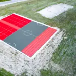 Hrastovljan - vatrogasni poligon u kombinaciji sa sportskim terenima za mali nogomet i atletiku (shuttle run)